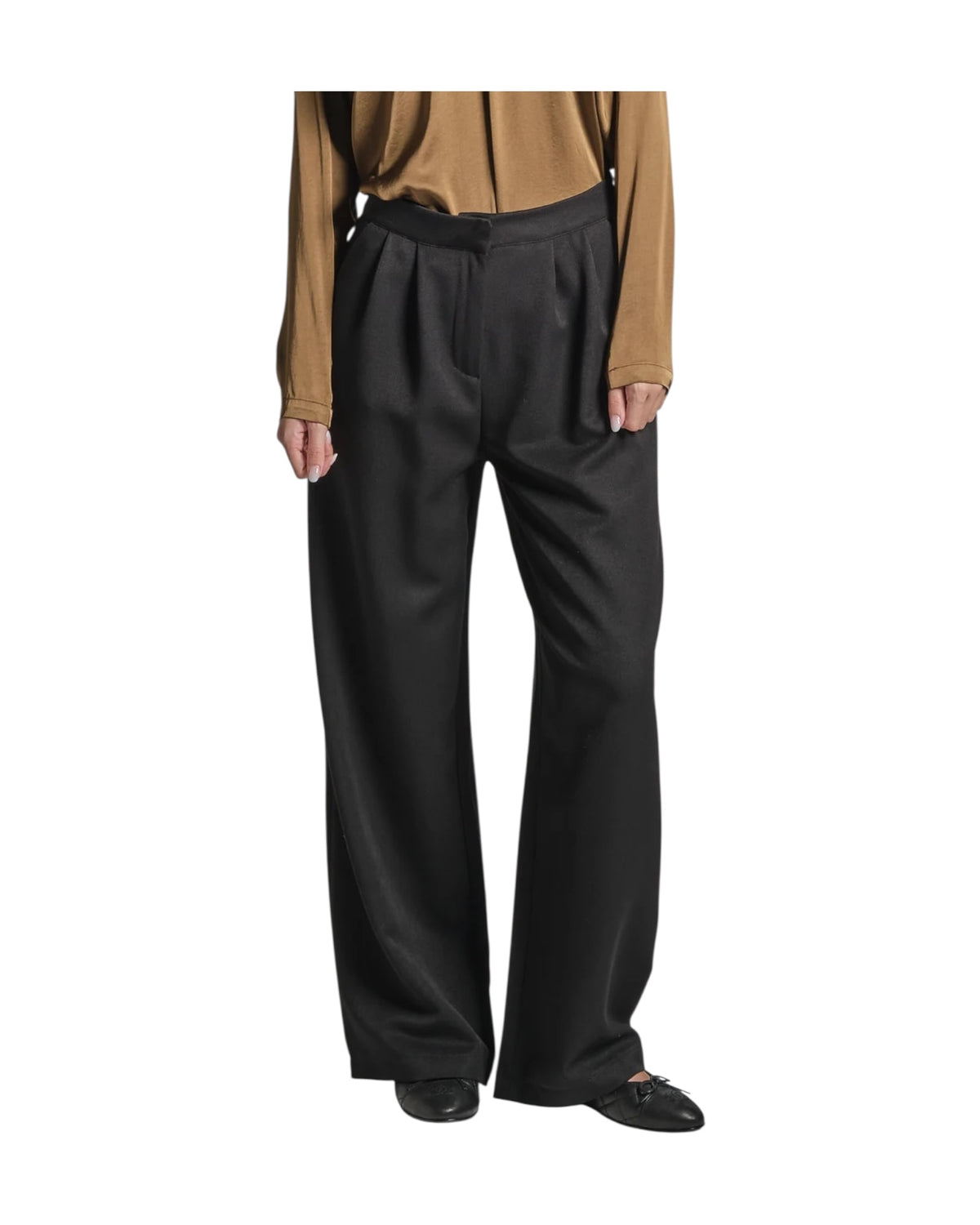 Pantalone con pinces Black PEACE WOVC10 IMPURE 