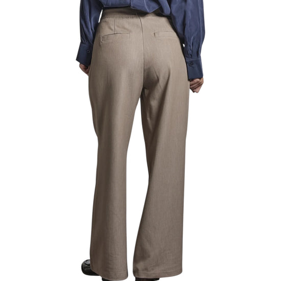 Pantalone con pinces Tortora PEACE WOVC18 IMPURE 