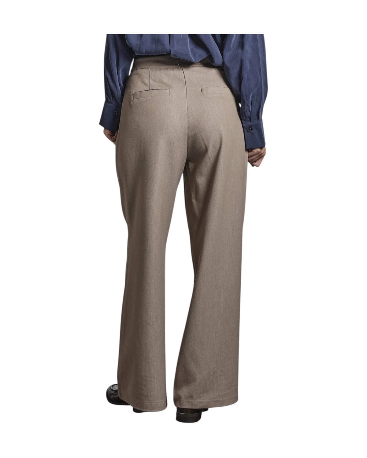 Pantalone con pinces Tortora PEACE WOVC18 IMPURE 