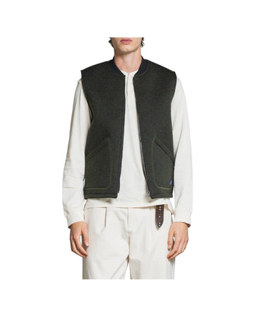 Gilet Terry Spigato Military Green TERRY104 MWBC03 IMPURE 