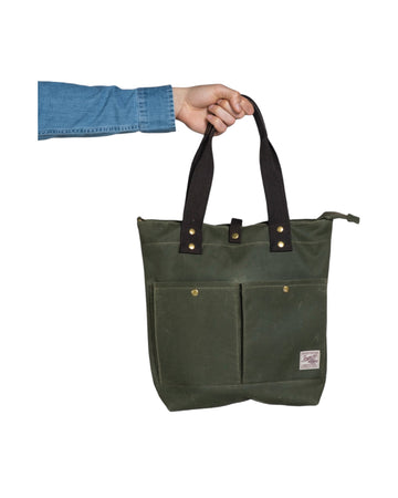 Borsa Waxed Military green TOM WAXC03 IMPURE 