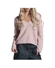 Maglia in misto alpaca Glicine