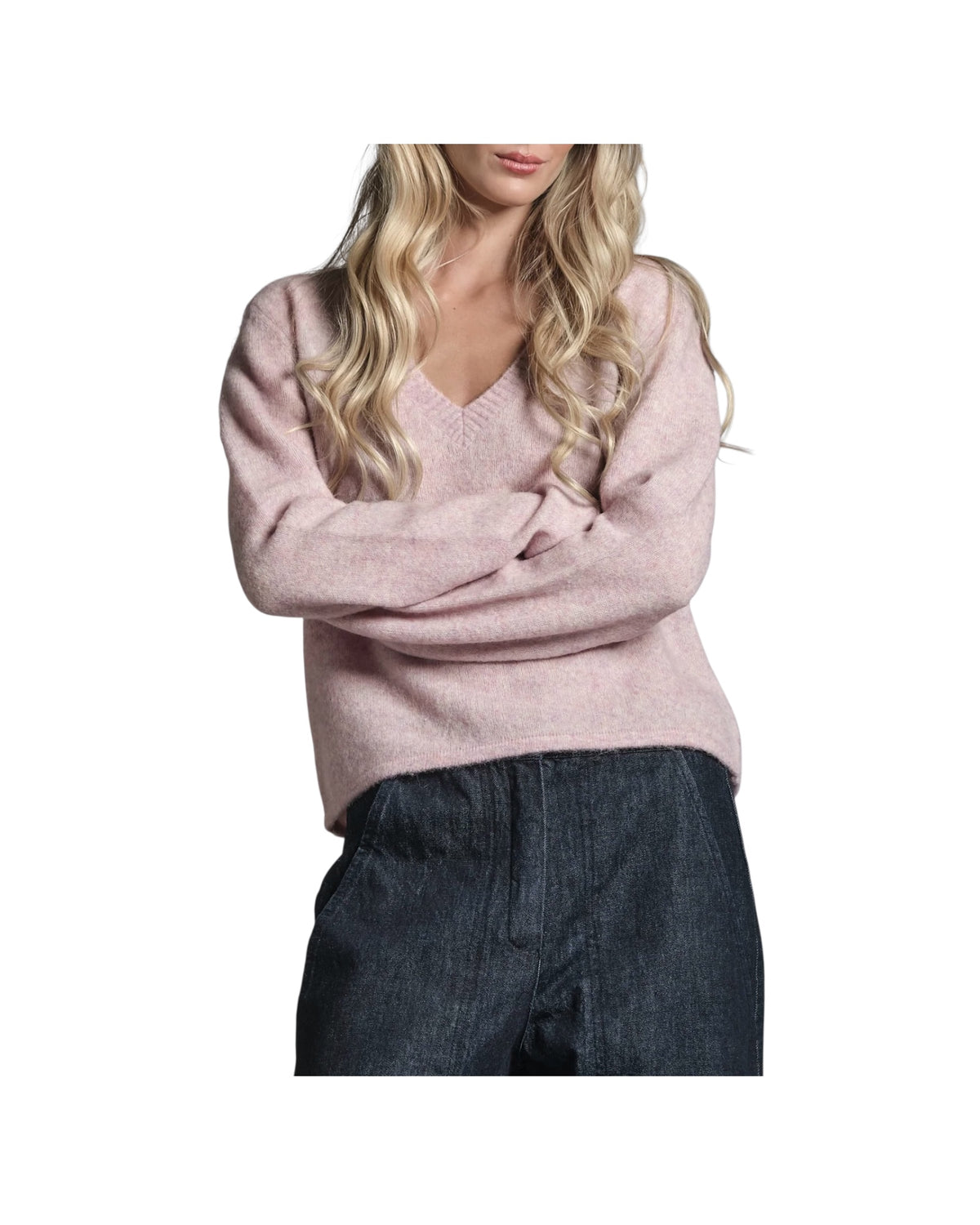 Maglia in misto alpaca Glicine VIDA ALP278 IMPURE 