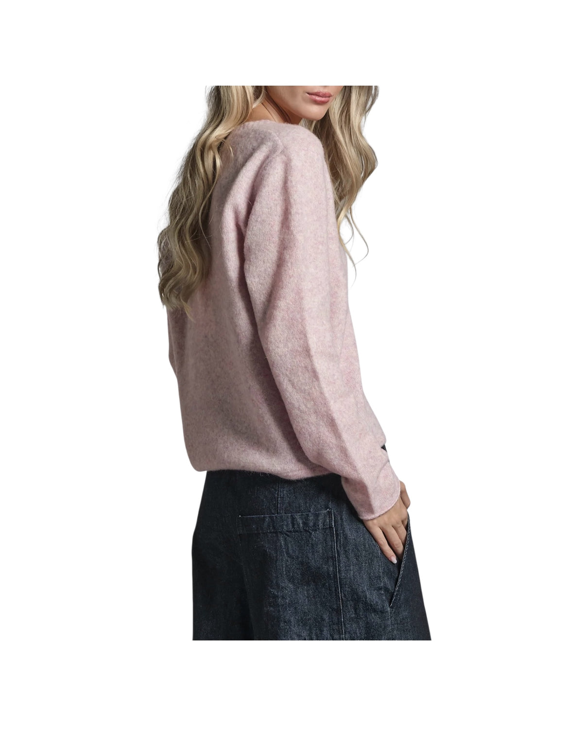 Maglia in misto alpaca Glicine VIDA ALP278 IMPURE 