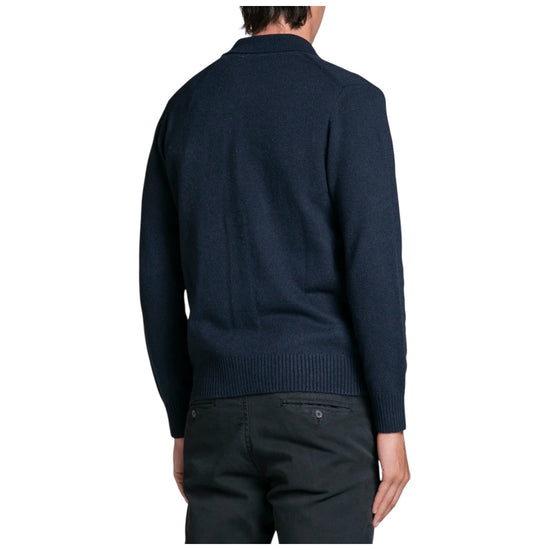Overshirt in lana Navy ZACK WN8C01 IMPURE 