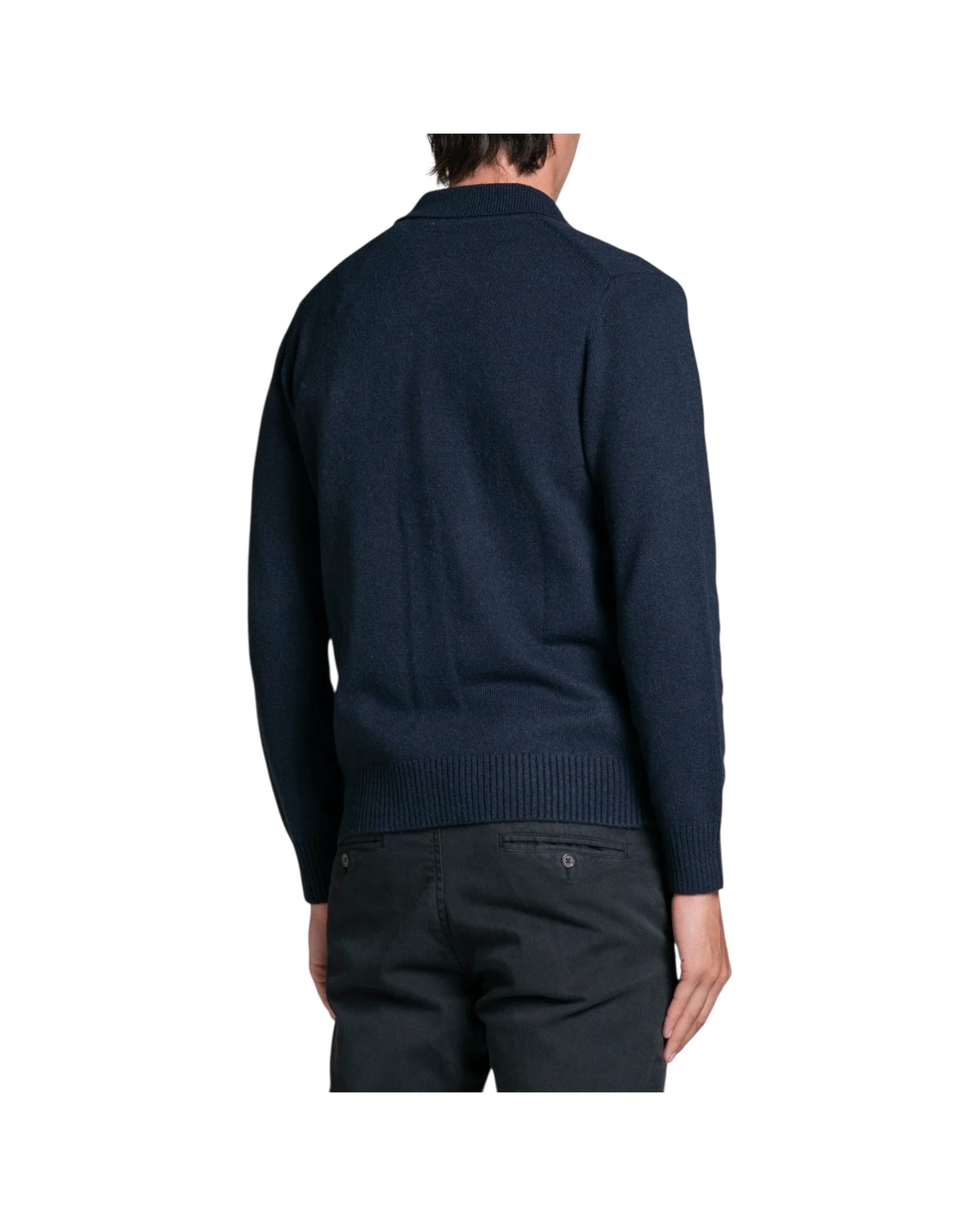 Overshirt in lana Navy ZACK WN8C01 IMPURE 