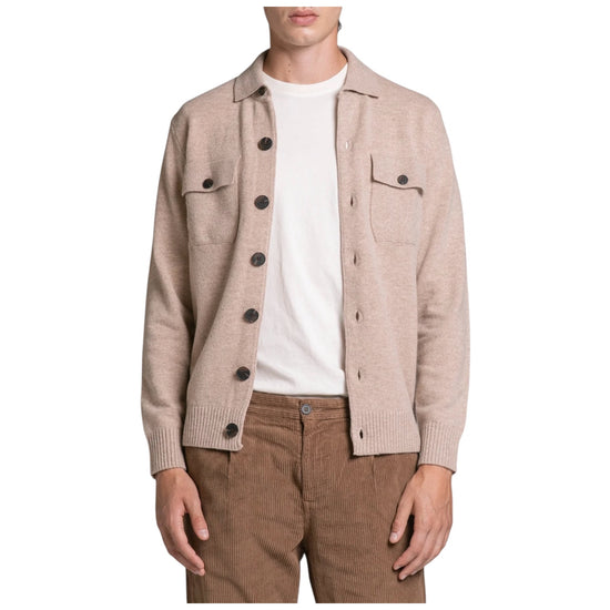 Overshirt in lana Beige ZACK WN8C92 IMPURE 