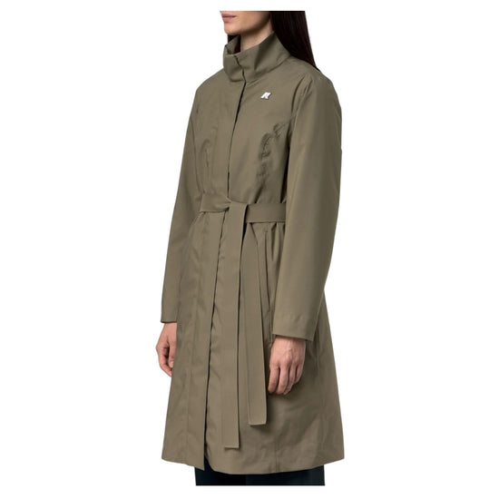 Giacca lunga 3 in 1 Green army/Red K2161CW D0P K-WAY 