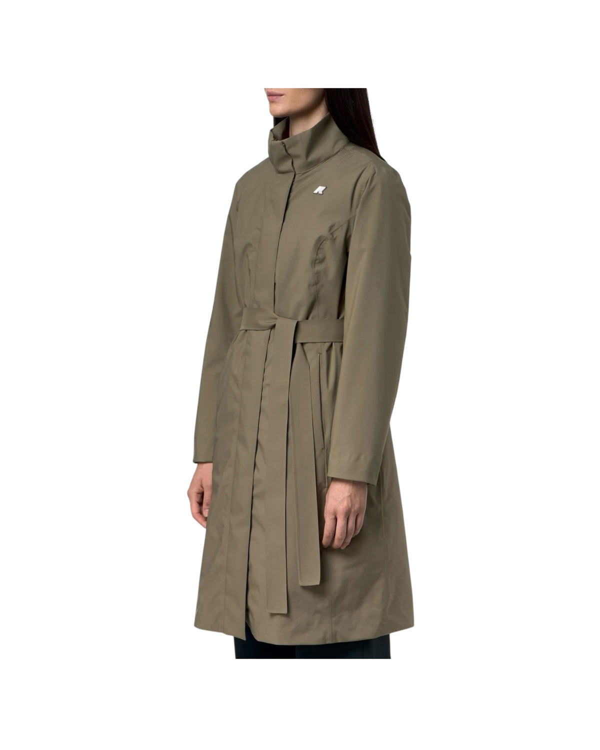 Giacca lunga 3 in 1 Green army/Red K2161CW D0P K-WAY 