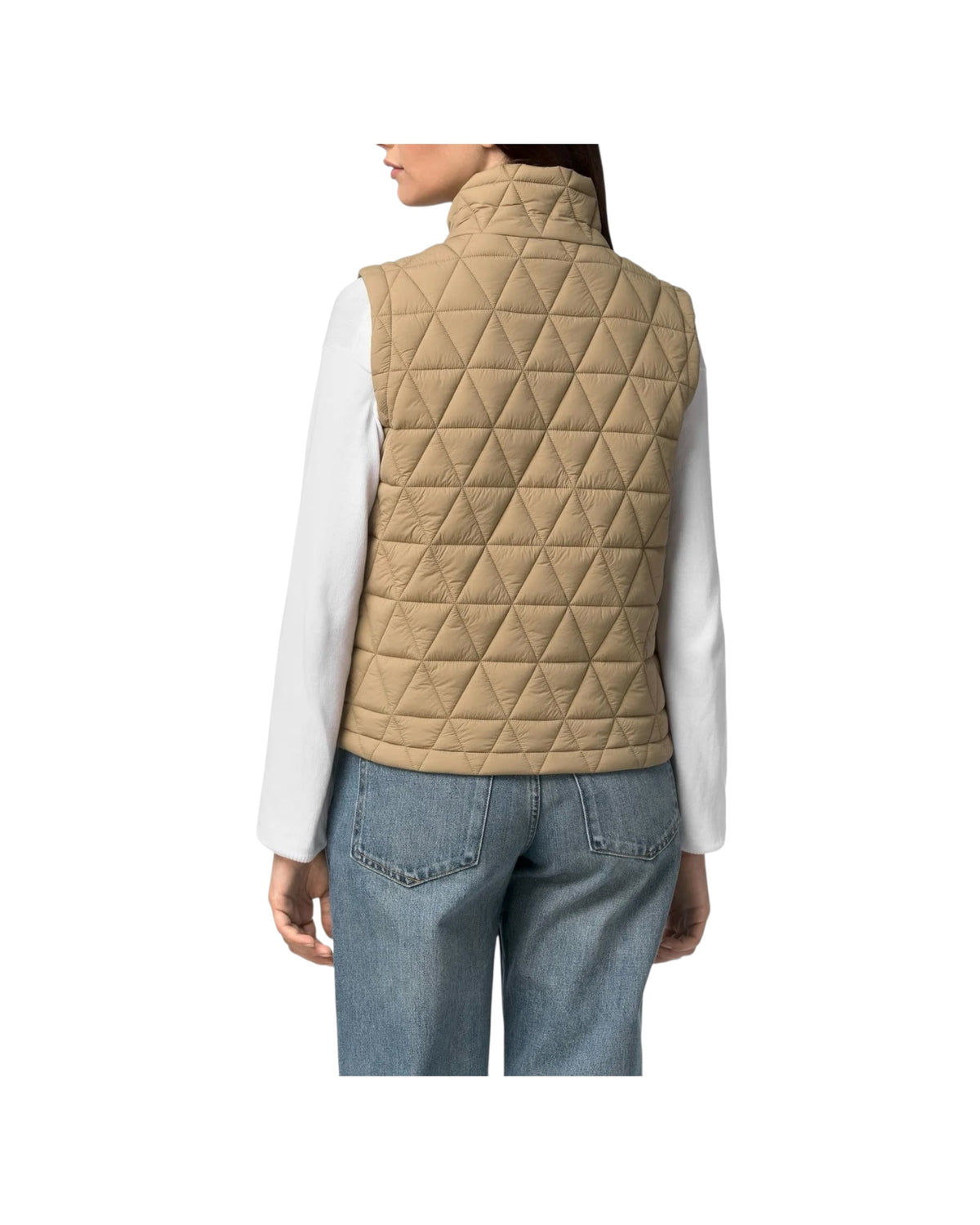Gilet trapuntato impermeabile Beige Kaki K31511W 677 K-WAY 