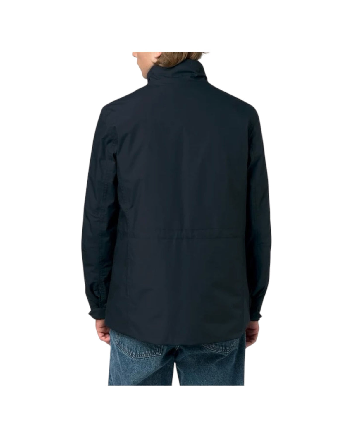 Field Jacket in cotone e nylon Blue depth K4157EW K89 K-WAY 