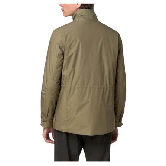Fiel Jacket in cotone e nylon Green army K4157EW XBE K-WAY 
