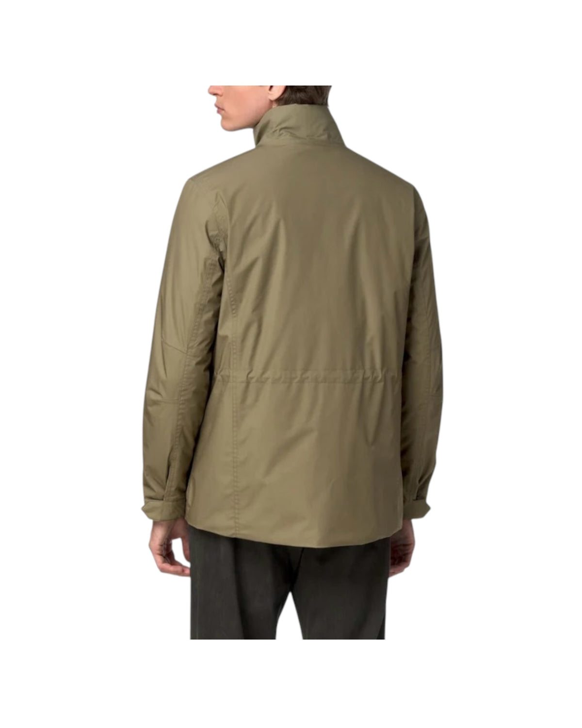 Fiel Jacket in cotone e nylon Green army K4157EW XBE K-WAY 
