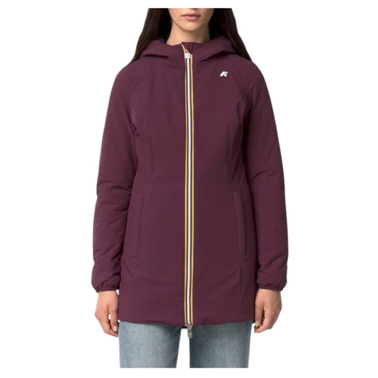 Giacca reversibile Violet mauve wine/Blue depth K6128UW D0R K-WAY 
