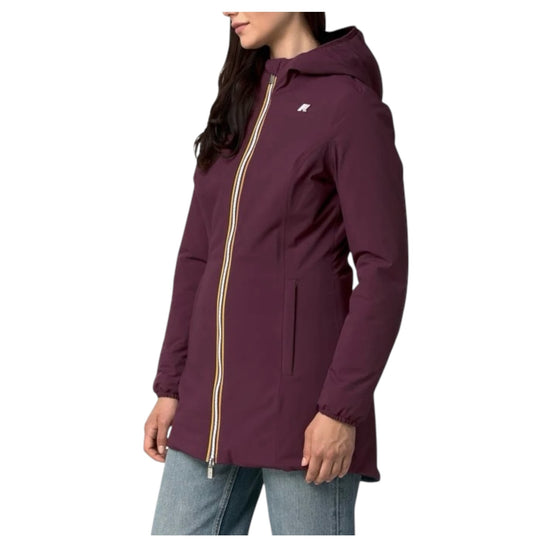 Giacca reversibile Violet mauve wine/Blue depth K6128UW D0R K-WAY 