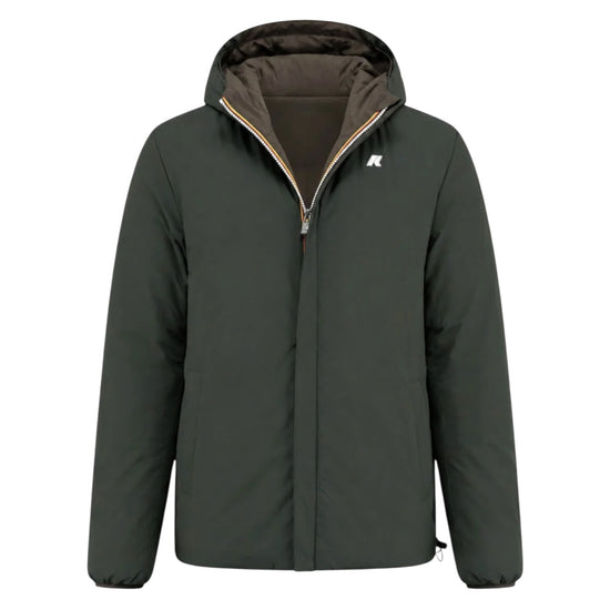 Giacac reversibile Black olive/Green blackish K6128VW DDQ K-WAY 