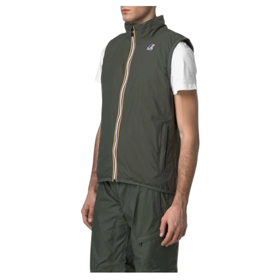 Gilet con imbottitura leggera Green Blackish K6131ZW WMR K-WAY 