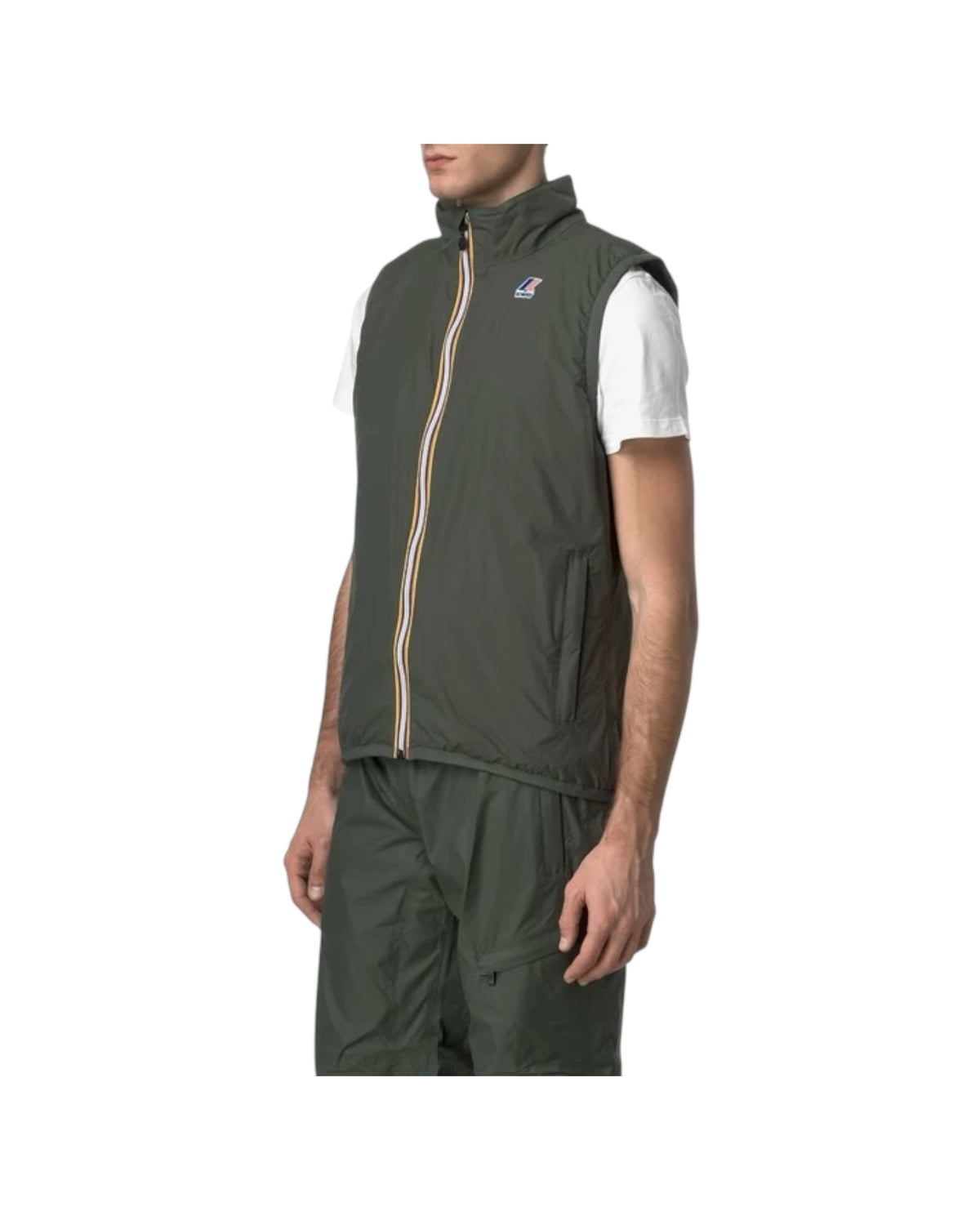 Gilet con imbottitura leggera Green Blackish K6131ZW WMR K-WAY 