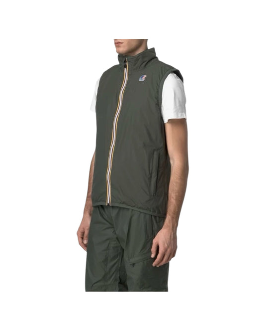 Gilet con imbottitura leggera Green Blackish K6131ZW WMR K-WAY 