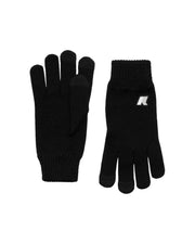 Guanti in lana Black pure