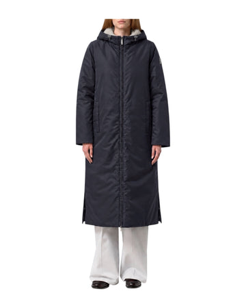 Giacca lunga Black greyish bicolor fur K61433W DDM K-WAY 