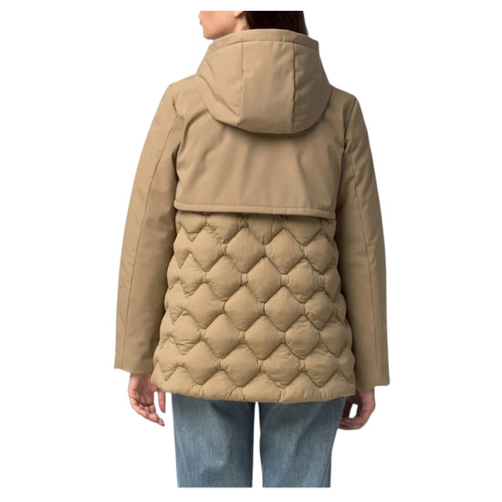 Giacca imbottita idrorepellente Beige K8161DW 677 K-WAY 