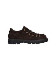 Scarpa stingata in camoscio Cuoio