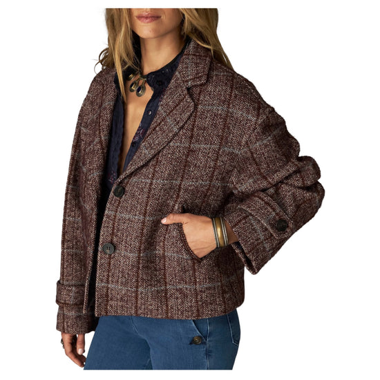 Cappotto corto Forest Tobacco AUTUMN BALMORAL FOREST TABACCO MAISON HOTEL 