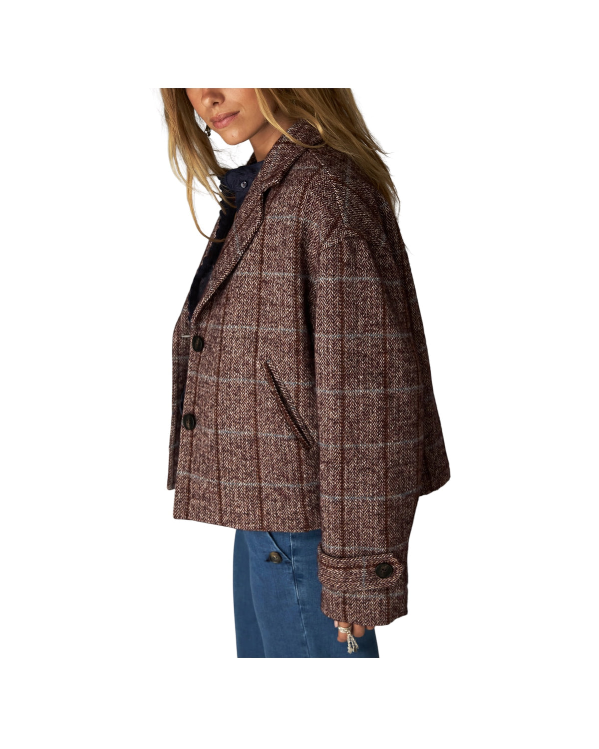 Cappotto corto Forest Tobacco AUTUMN BALMORAL FOREST TABACCO MAISON HOTEL 