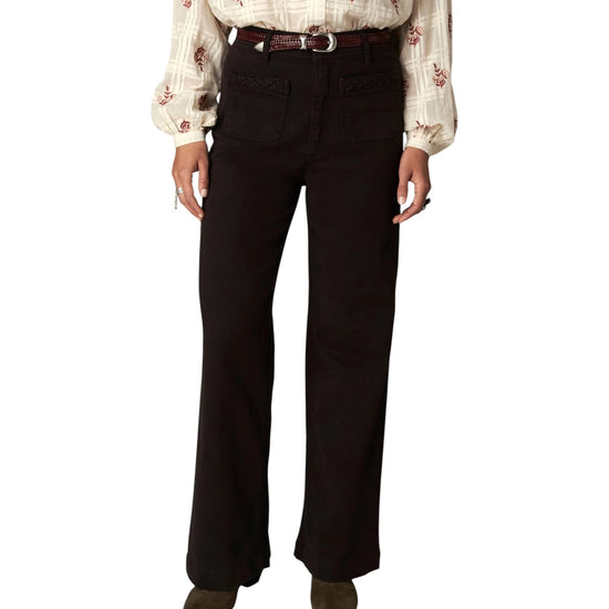 Pantalone Palazzo in misto lyocell Coffee CAPULETO COFFEE MAISON HOTEL 