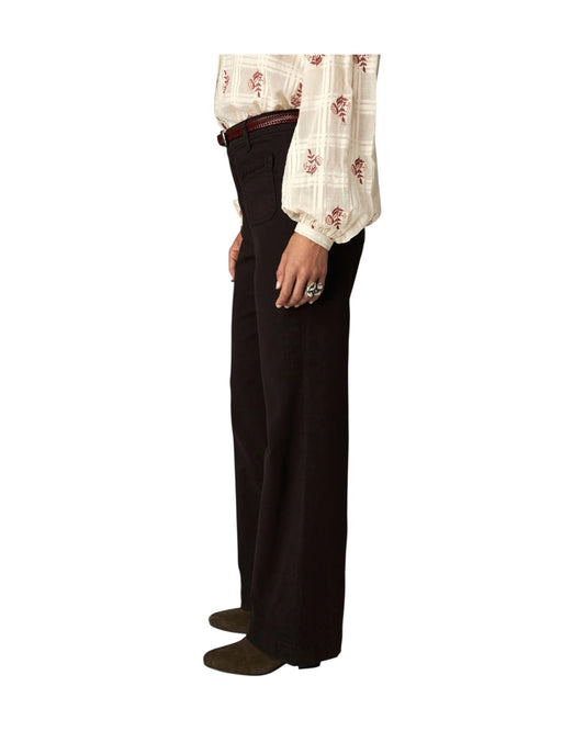 Pantalone Palazzo in misto lyocell Coffee CAPULETO COFFEE MAISON HOTEL 