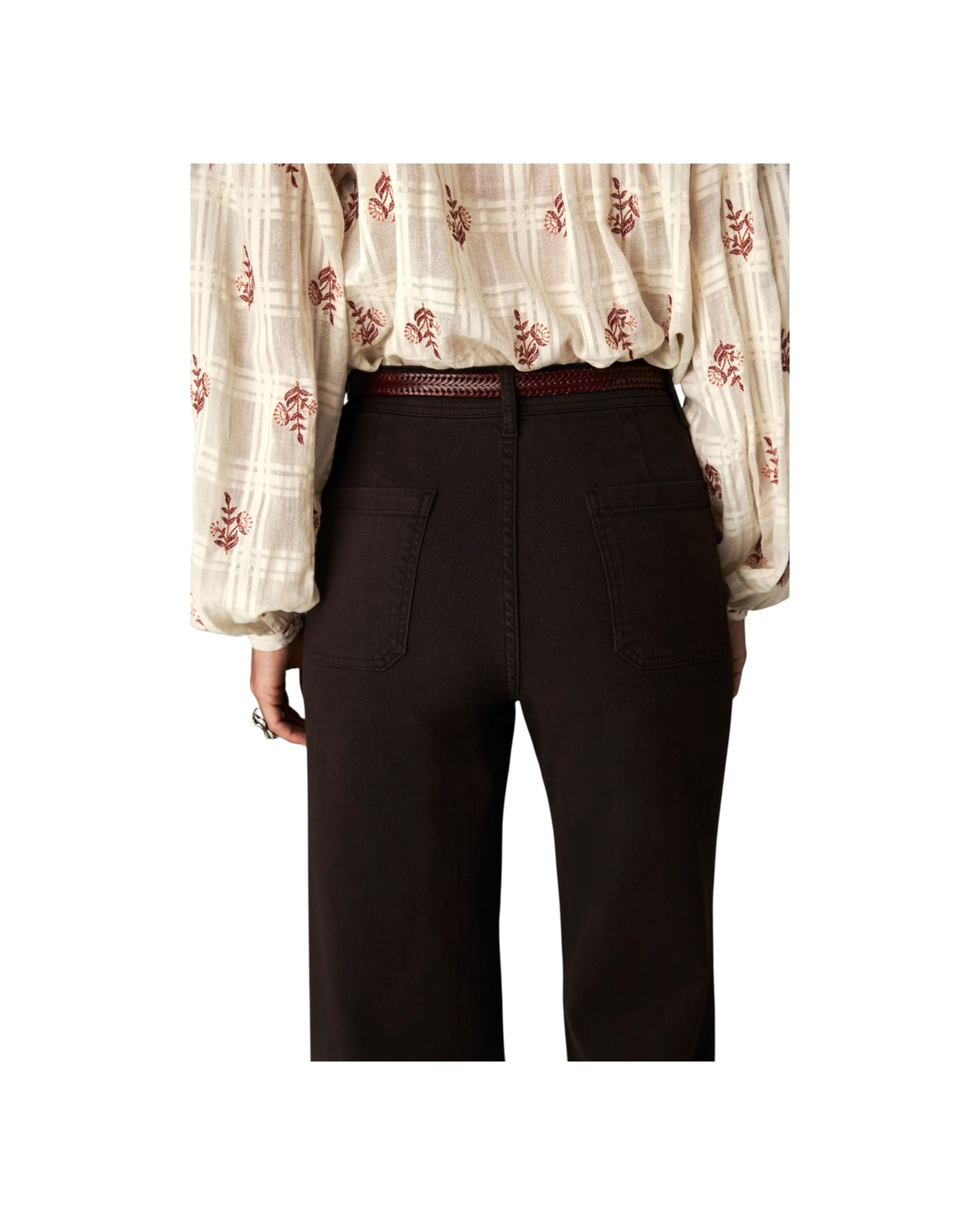 Pantalone Palazzo in misto lyocell Coffee CAPULETO COFFEE MAISON HOTEL 