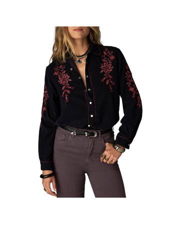 Camicia con ricami Nero CARNAVAL NERO MAISON HOTEL 