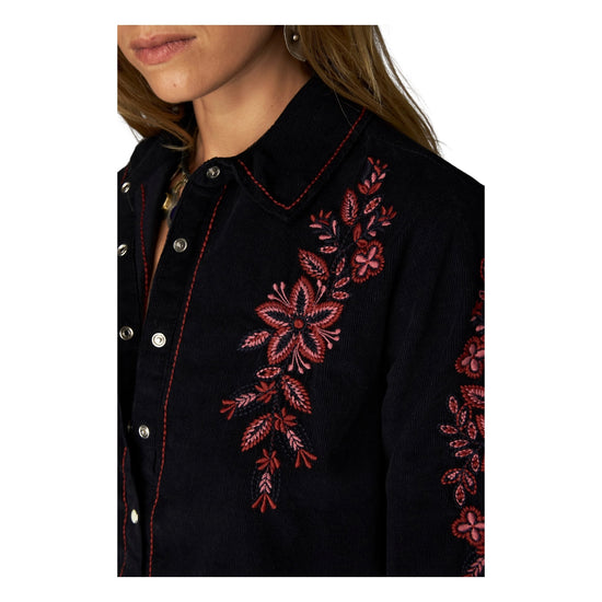 Camicia con ricami Nero CARNAVAL NERO MAISON HOTEL 