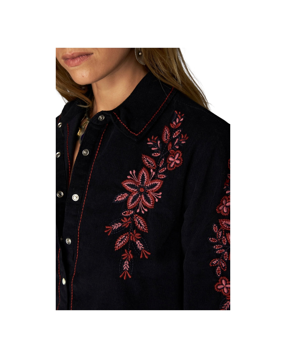 Camicia con ricami Nero CARNAVAL NERO MAISON HOTEL 