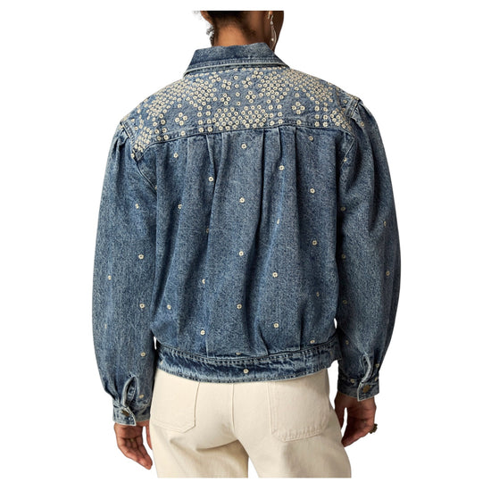 Giacca in jeans ricamato Blue note DALLAS BLUE NOTE MAISON HOTEL 