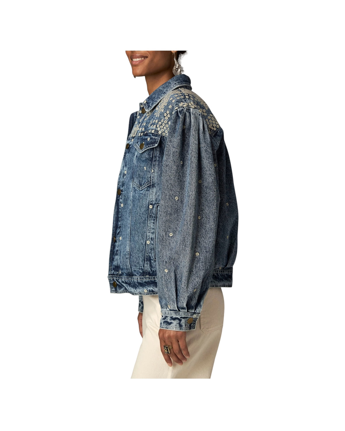 Giacca in jeans ricamato Blue note DALLAS BLUE NOTE MAISON HOTEL 