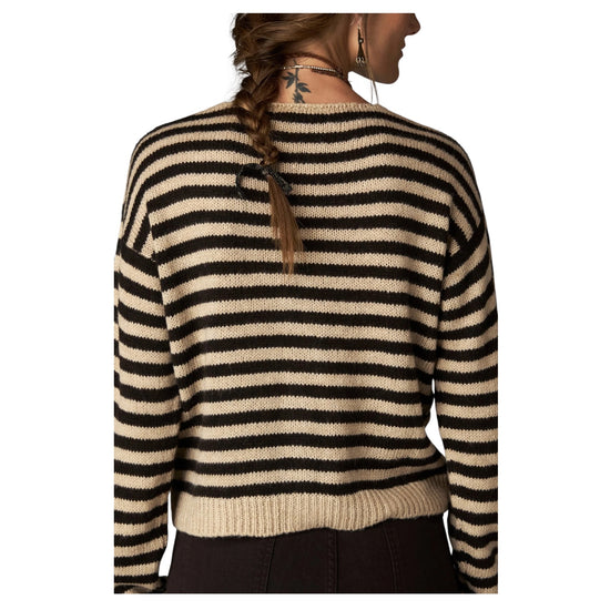 Cardigan a righe Black Beat ELETRIC BLONDIE BLACK BEAT MAISON HOTEL 
