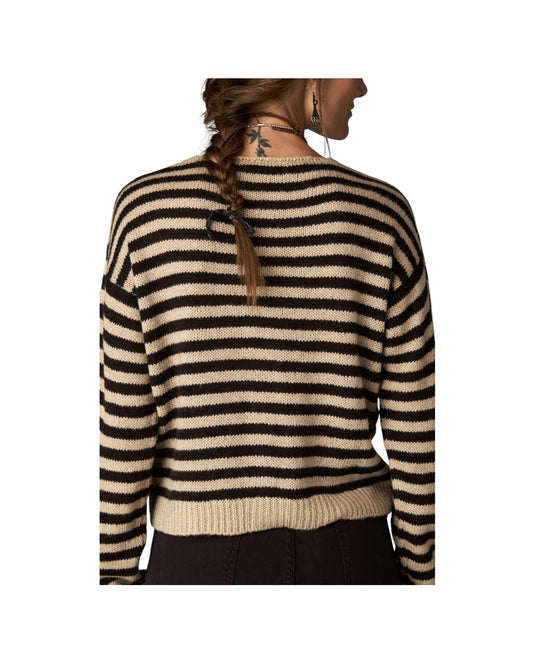 Cardigan a righe Black Beat ELETRIC BLONDIE BLACK BEAT MAISON HOTEL 