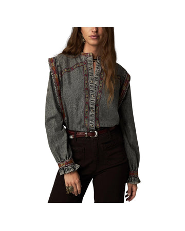Camicia in Jeans Hamptons Grey GREY GARDENS HAMPTONS GREY MAISON HOTEL 