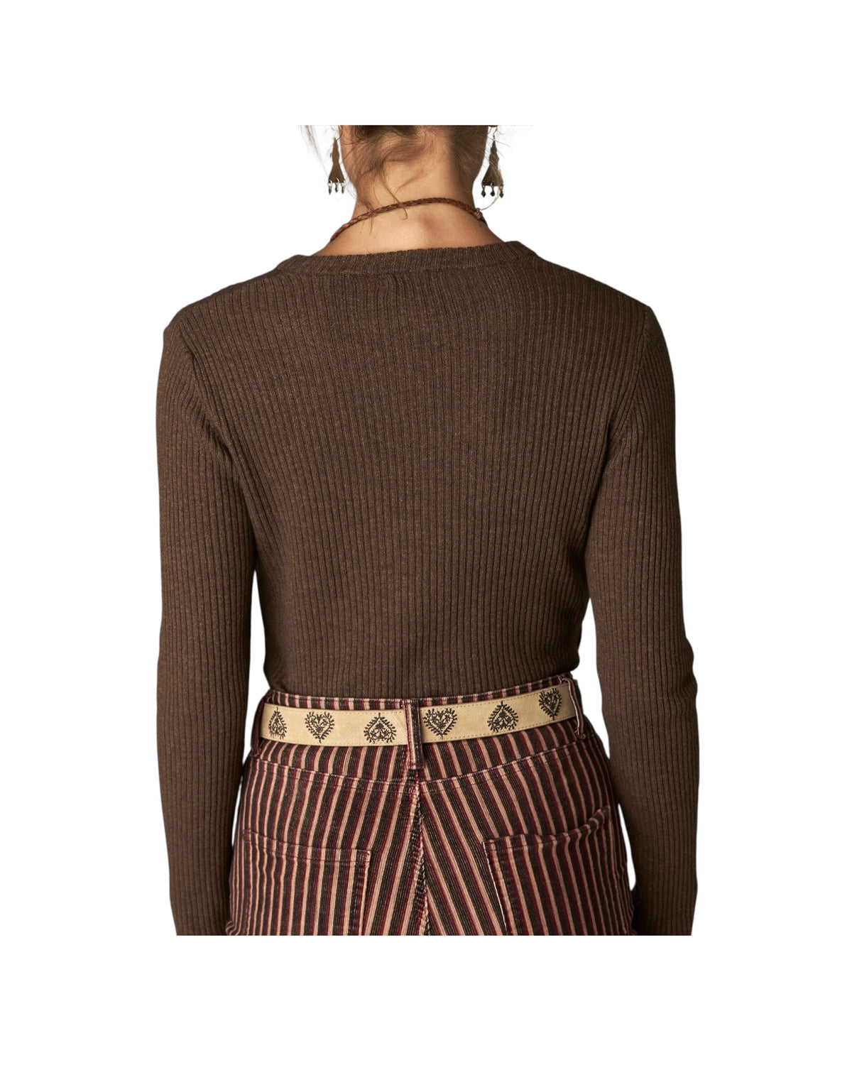 Maglia a coste con allacciatura HUNTER PIRATE MAISON HOTEL 