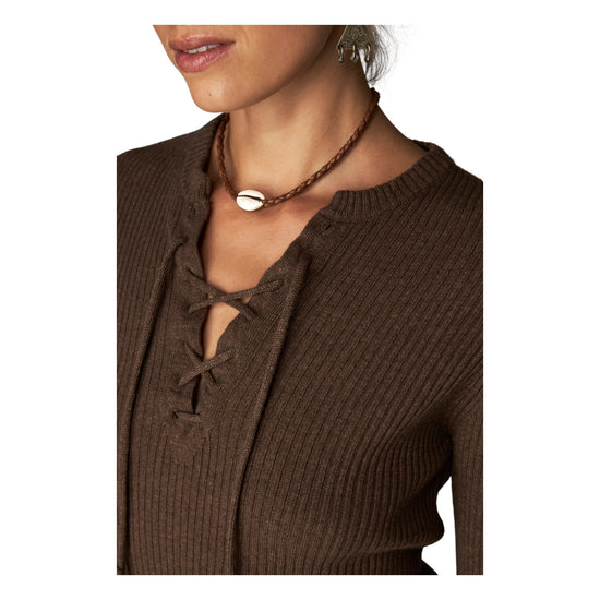 Maglia a coste con allacciatura HUNTER PIRATE MAISON HOTEL 