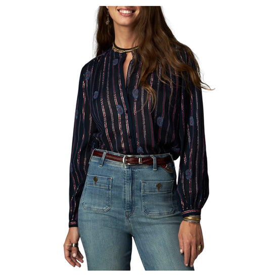 Camicia Stripe Berry INDIGO RAGA STRIPE BERRY MAISON HOTEL 