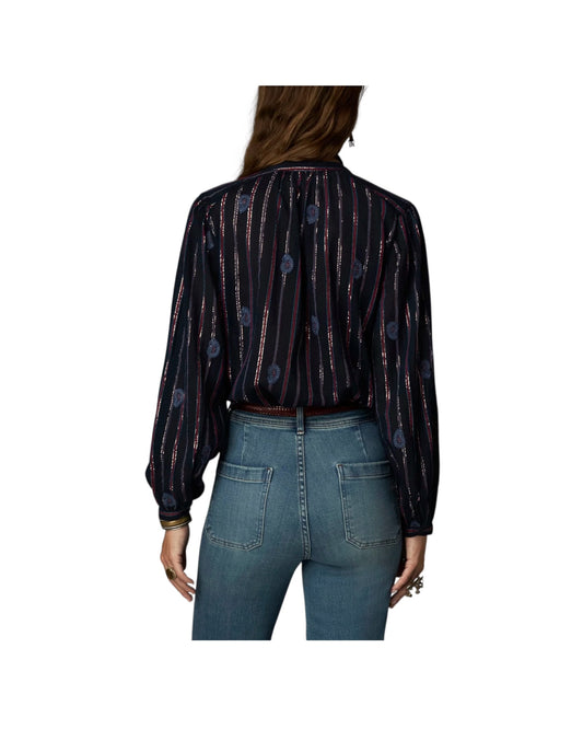 Camicia Stripe Berry INDIGO RAGA STRIPE BERRY MAISON HOTEL 
