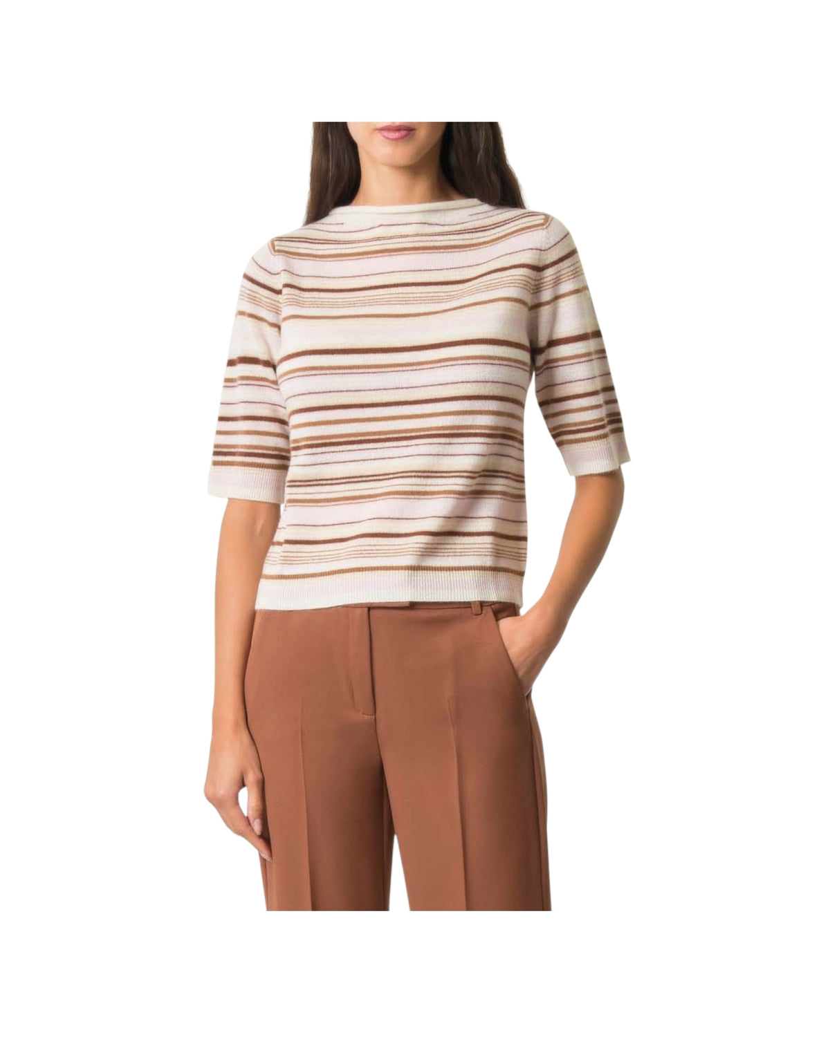 Maglia in cashmere con manica tre quarti CALLE 009 MARELLA 