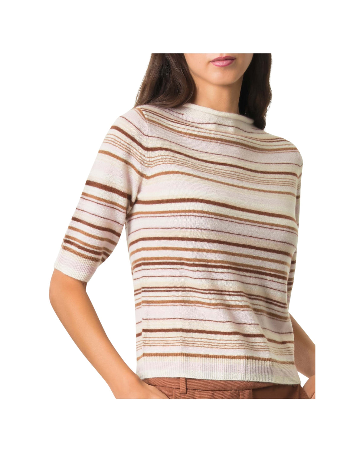 Maglia in cashmere con manica tre quarti CALLE 009 MARELLA 