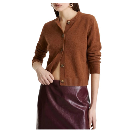 Cardigan in puro cashmere Tabacco CICOGNA 006 MARELLA 