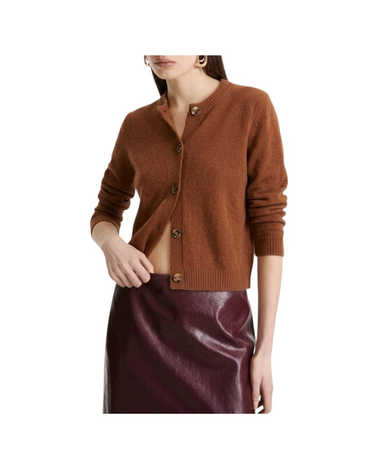 Cardigan in puro cashmere Tabacco CICOGNA 006 MARELLA 