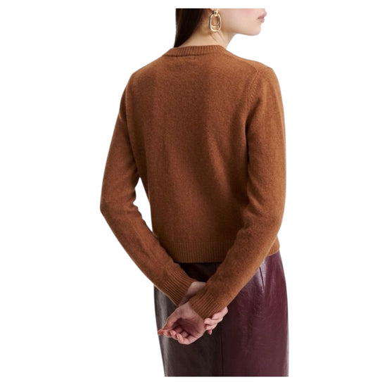 Cardigan in puro cashmere Tabacco CICOGNA 006 MARELLA 