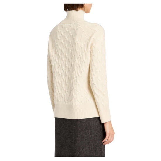 Maglia a lupetto misto cashmere e lana Panna GATTONI 001 MARELLA 